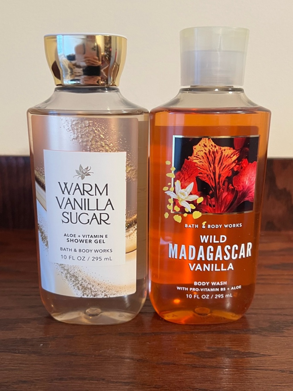 Bath and Body Works Vanilla Body Wash Duo